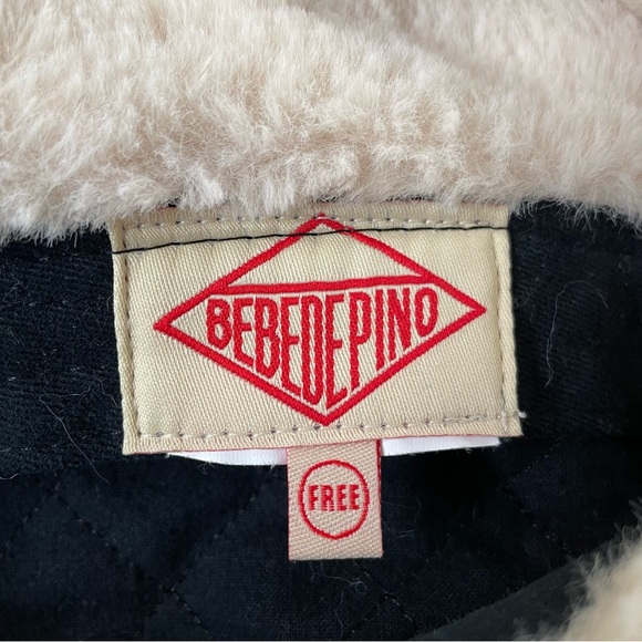 Bebedepino Black Pilots Aviator Trapper Hat Toddler Sized Free OSFM Ages 2-5 - Picture 3 of 9